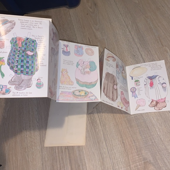 Vintage Fanny Louise Paper Doll Card by Michel - Picture 2 of 4